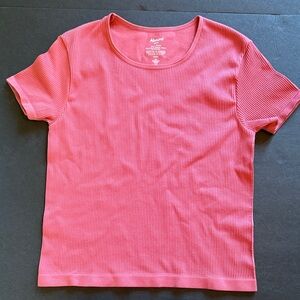 Abound Women's Coral Ribbed Tee XS/S